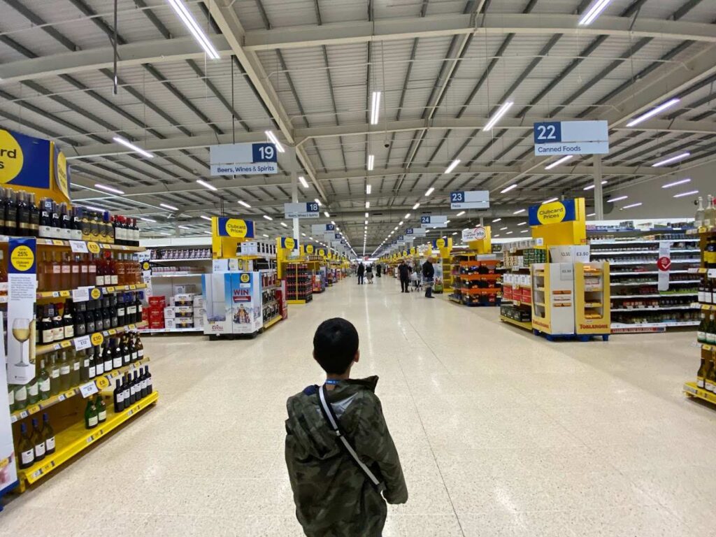 Shopping Range At Tesco Extra Walkden