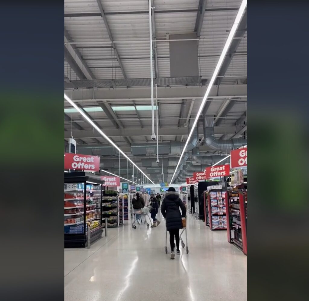 Vast Aisle In Asda Milton Keynes