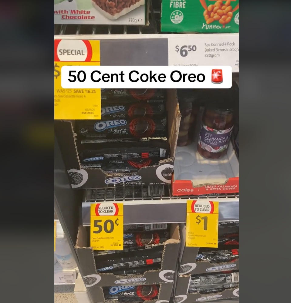 50 Cent Coke Oreo At Coles