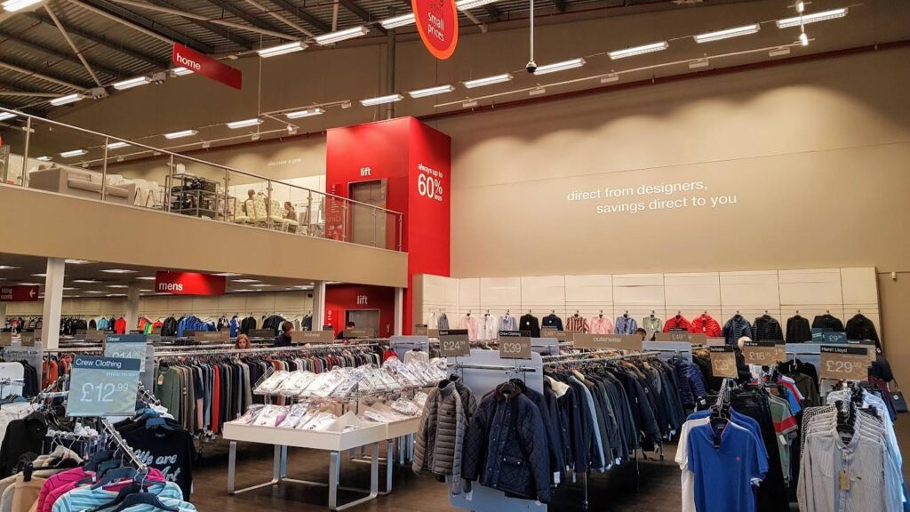 Tk Maxx Glasgow Fort Spacious Store