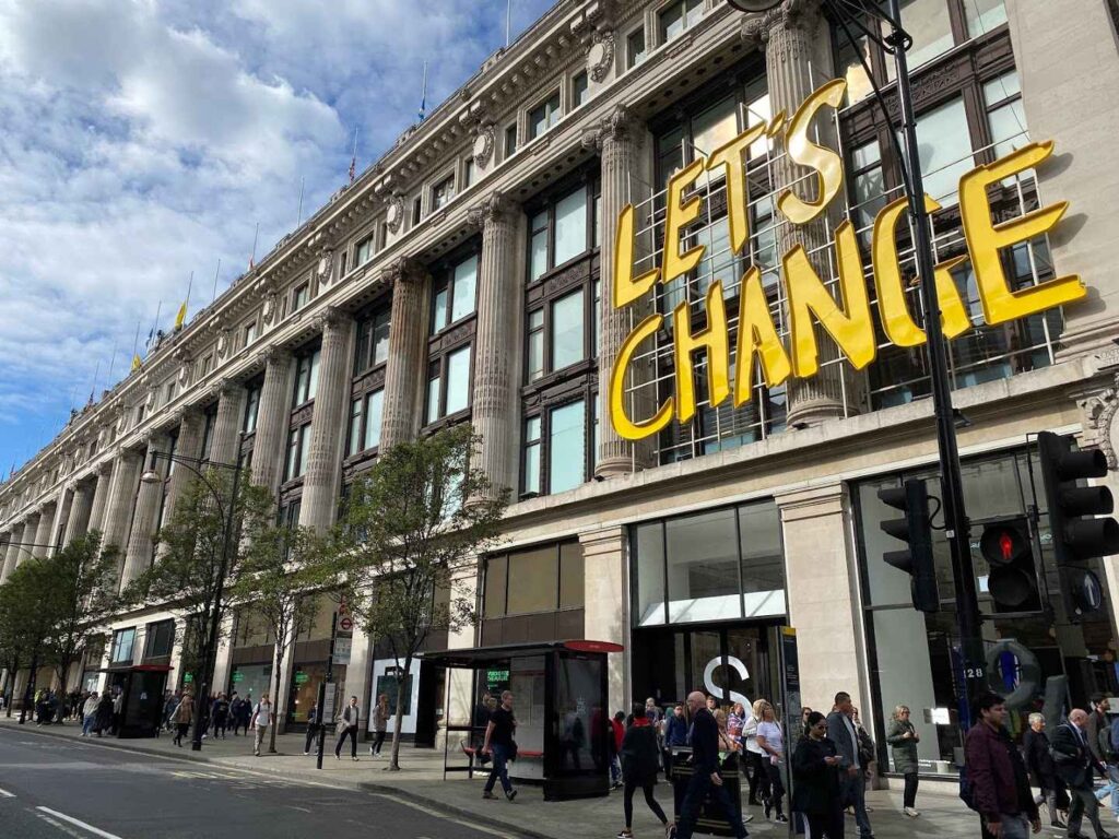 Selfridges London. The Biggest Selfridges In Uk